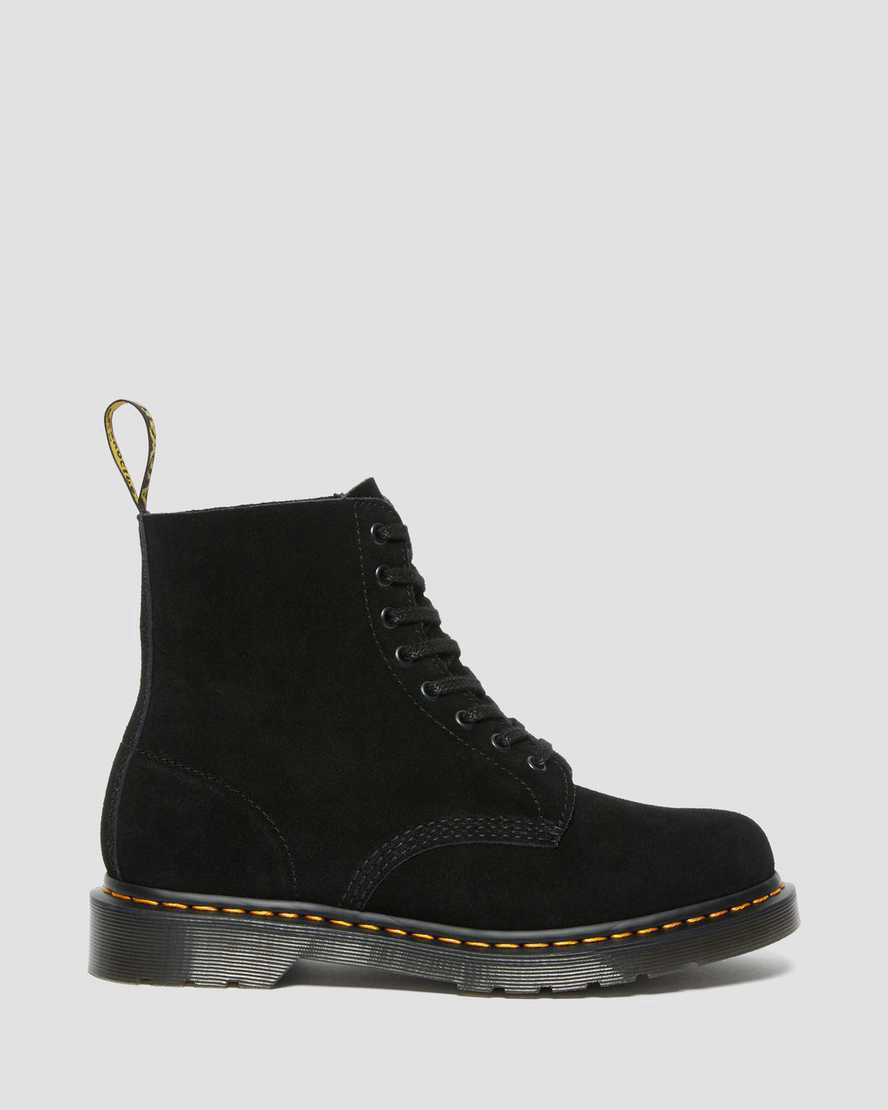 Dr Martens 1460 Pascal Süet Dantel Up Kadın Bilek Boy Bot Siyah  Türkiye |  06952-OGZS