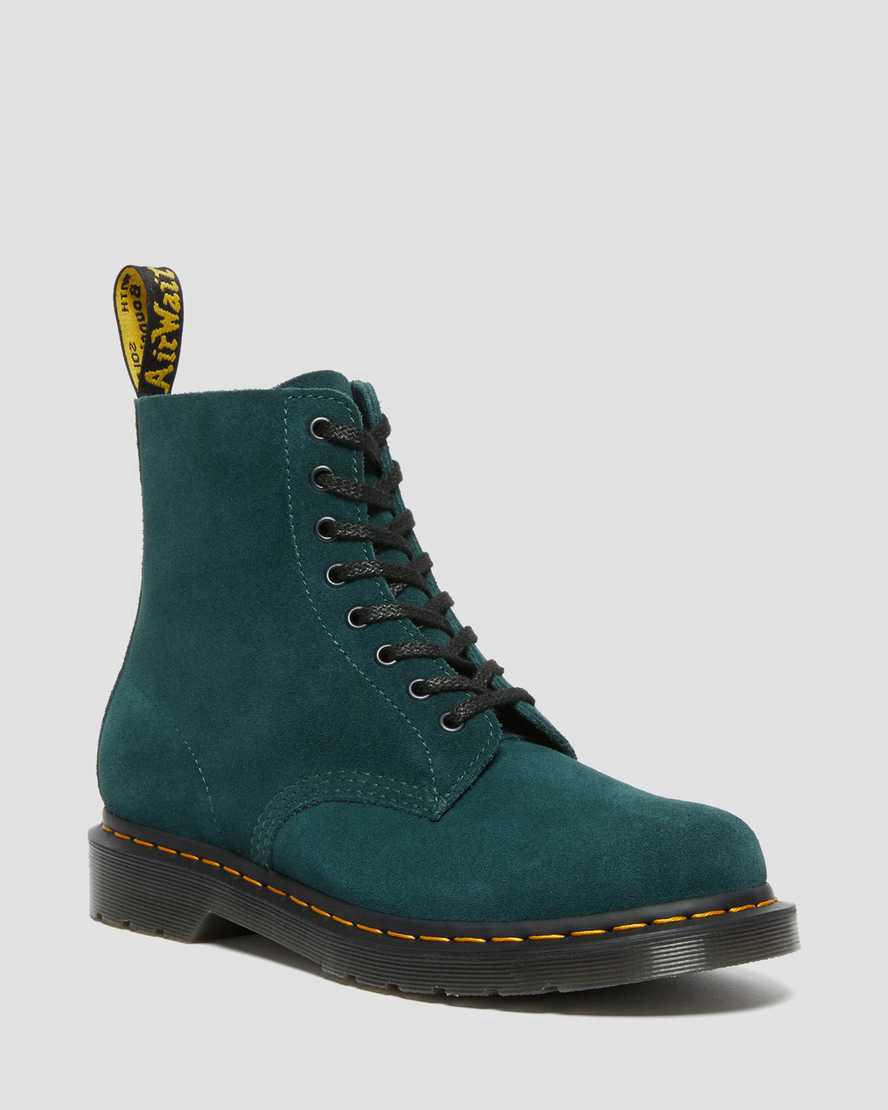 Dr Martens 1460 Pascal Süet Dantel Up Kadın Bilek Boy Bot Yeşil  Türkiye |  19832-UMKA