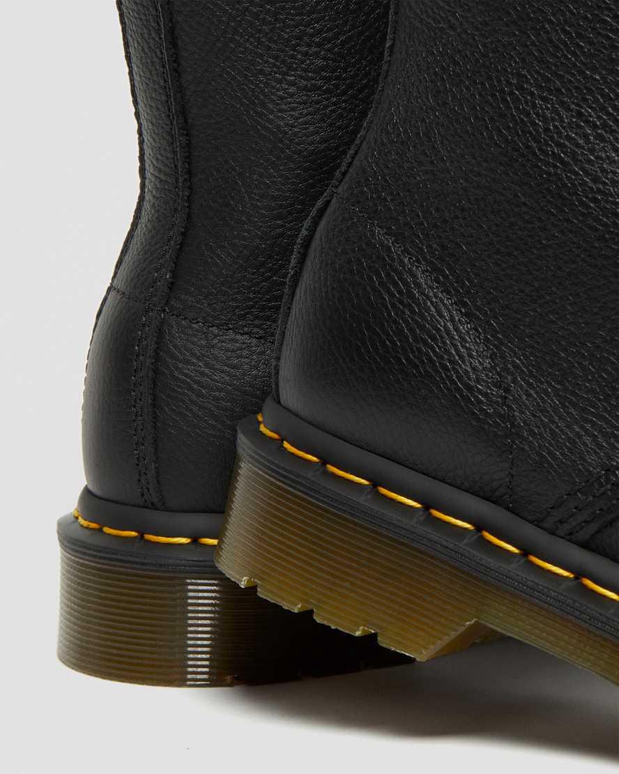 Dr Martens 1460 Pascal Virginia Deri Kadın Bilek Boy Bot Siyah  Türkiye |  58362-XJQS