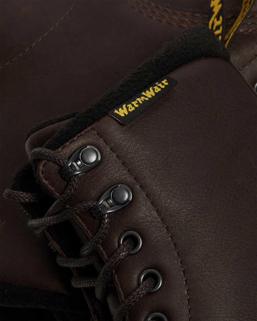 Dr Martens 1460 Pascal Warmwair Deri Dantel Up Erkek Kışlık Botlar Koyu Kahverengi  Türkiye |  91523-JCML