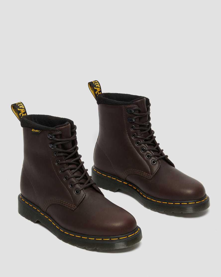 Dr Martens 1460 Pascal Warmwair Deri Dantel Up Erkek Kışlık Botlar Koyu Kahverengi  Türkiye |  91523-JCML