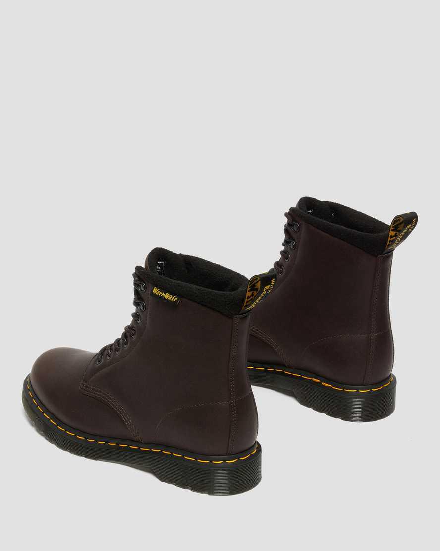 Dr Martens 1460 Pascal Warmwair Deri Dantel Up Erkek Kışlık Botlar Koyu Kahverengi  Türkiye |  91523-JCML