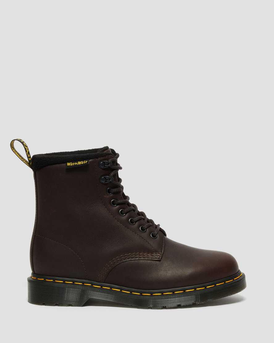 Dr Martens 1460 Pascal Warmwair Deri Dantel Up Erkek Kışlık Botlar Koyu Kahverengi  Türkiye |  91523-JCML