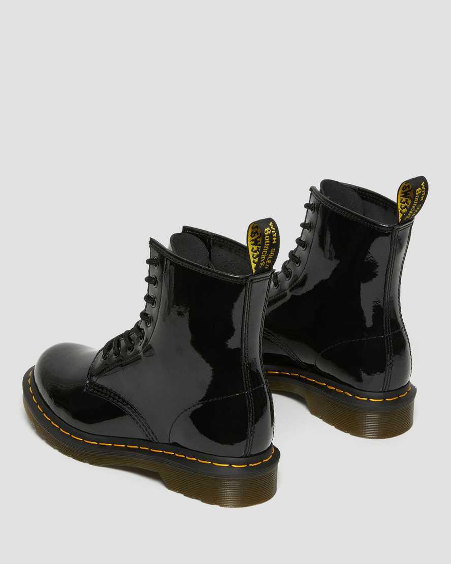Dr Martens 1460 Rugan Deri Kadın Bağcıklı Bot Siyah  Türkiye |  89415-ZADO