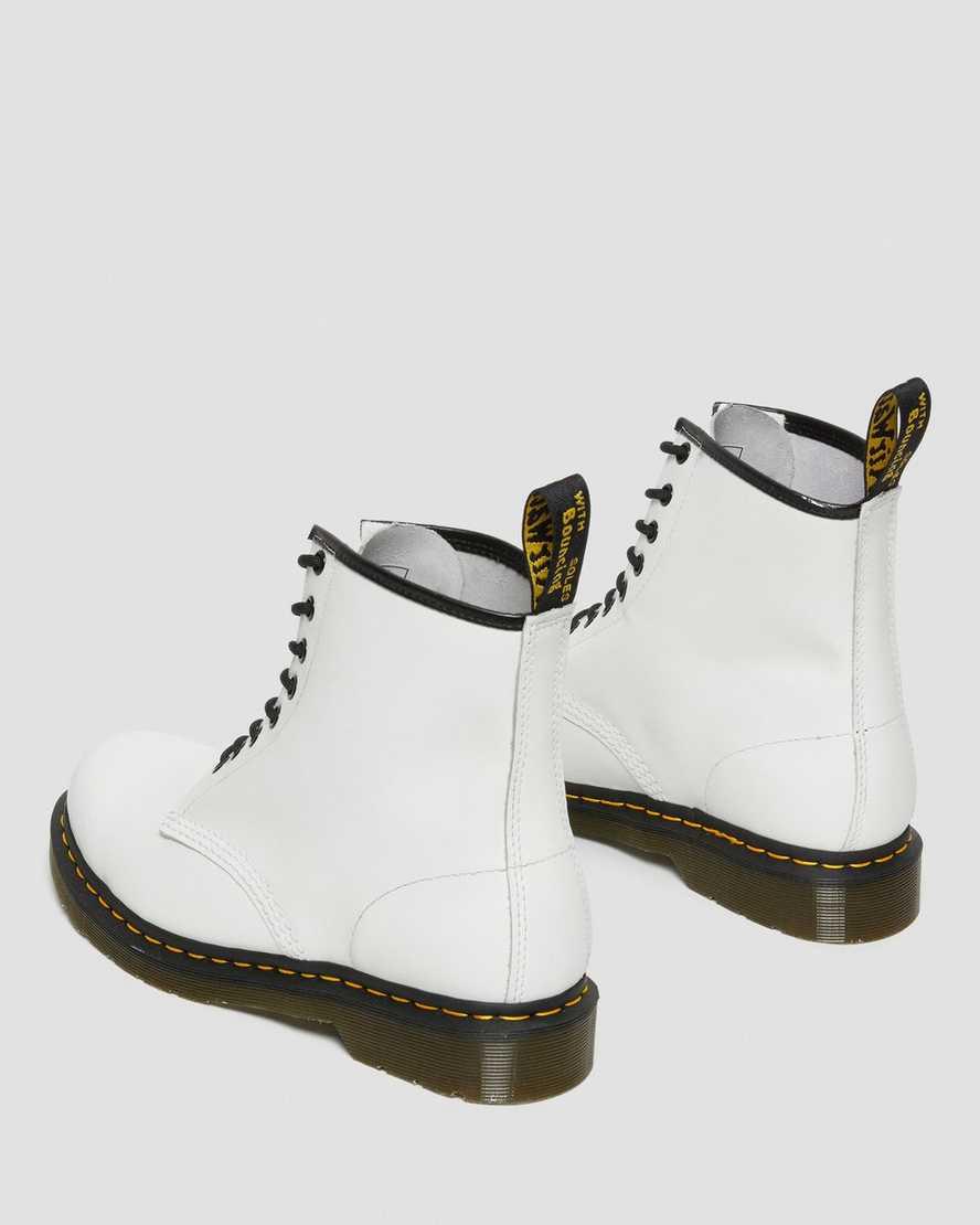 Dr Martens 1460 Smooth Deri Kadın Bağcıklı Bot Beyaz  Türkiye |  05471-QYSD