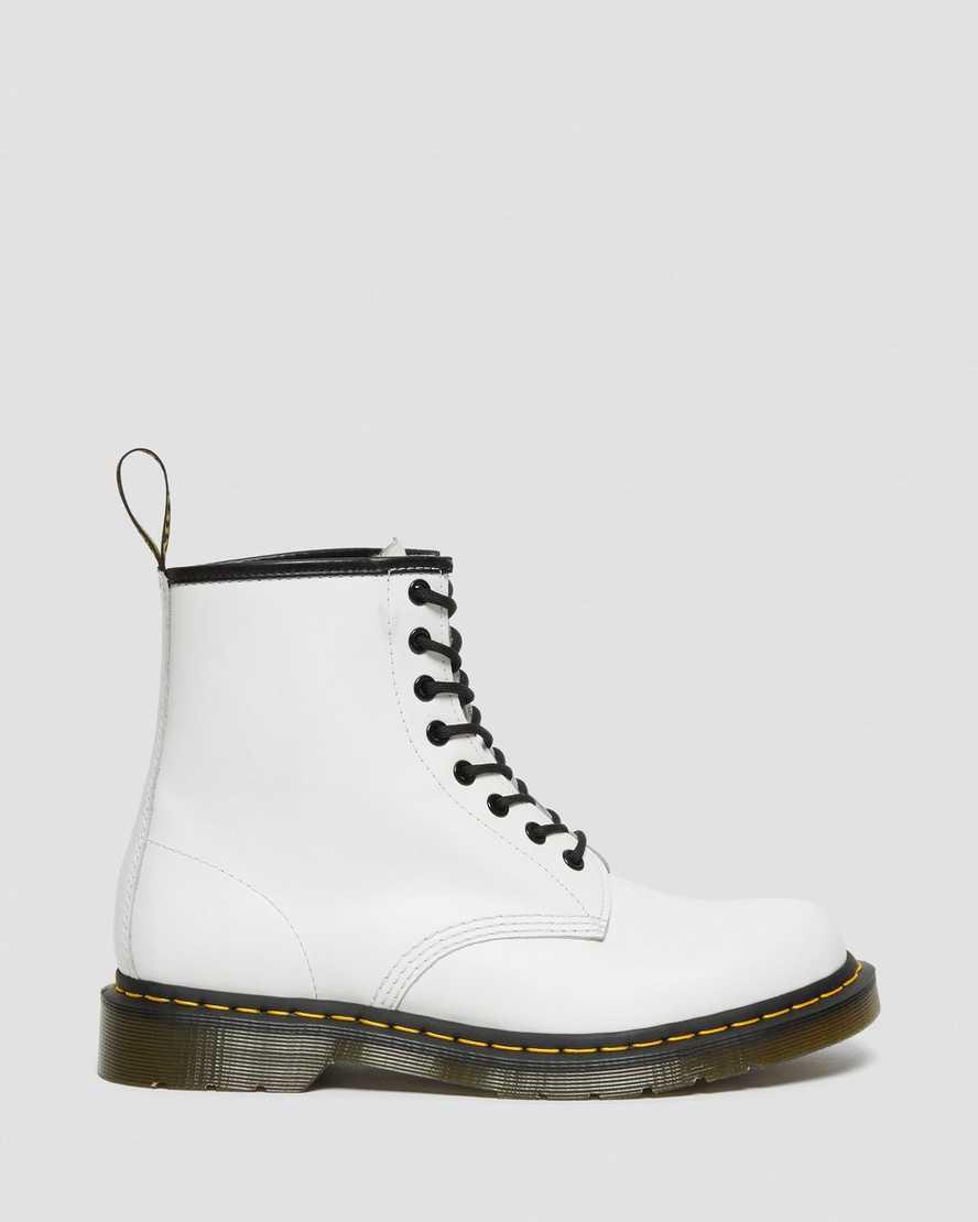 Dr Martens 1460 Smooth Deri Kadın Bağcıklı Bot Beyaz  Türkiye |  05471-QYSD