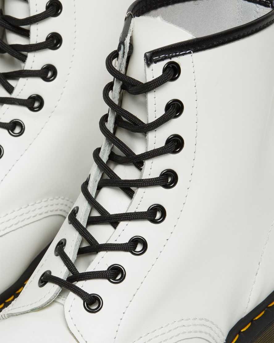 Dr Martens 1460 Smooth Deri Kadın Bağcıklı Bot Beyaz  Türkiye |  05471-QYSD