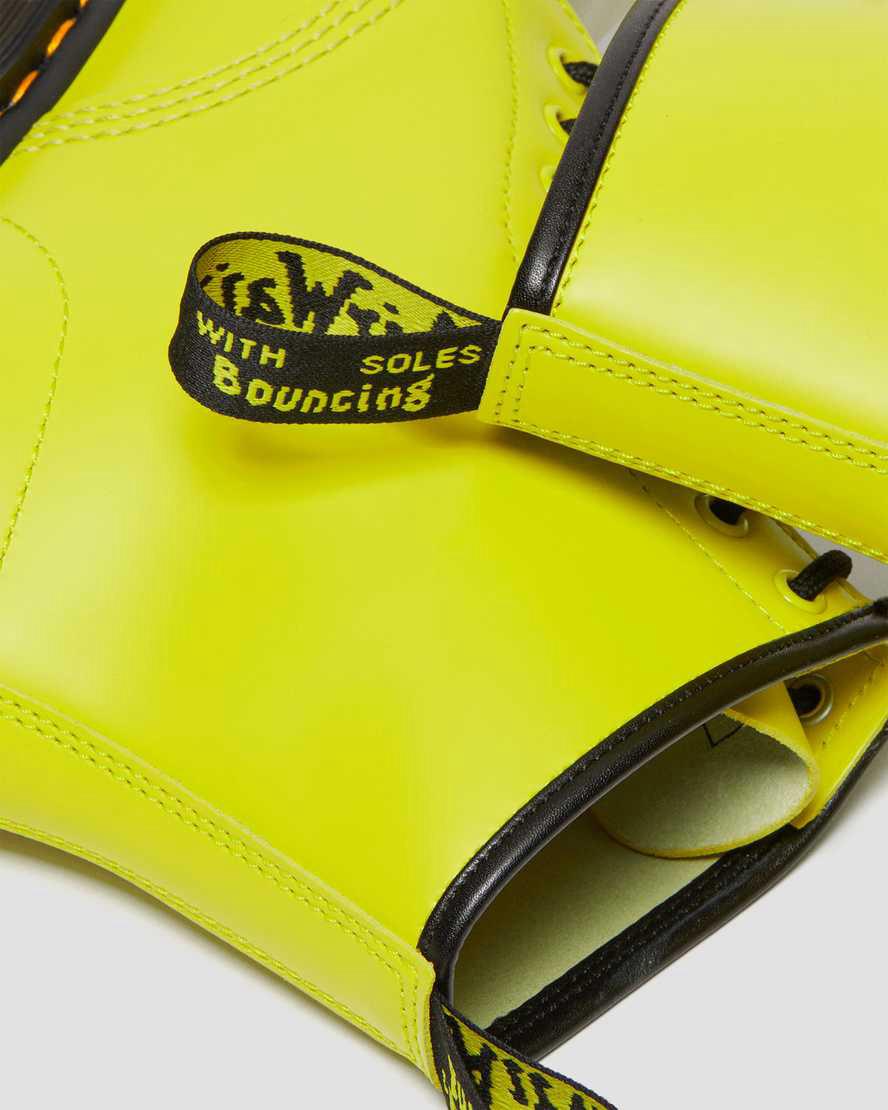 Dr Martens 1460 Smooth Deri Kadın Bağcıklı Bot Sarı  Türkiye |  27314-PEAM