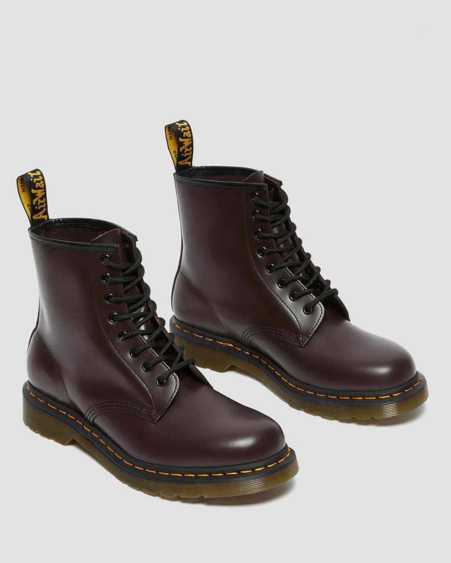 Dr Martens 1460 Smooth Deri Kadın Bağcıklı Bot Bordo  Türkiye |  40215-LXFN