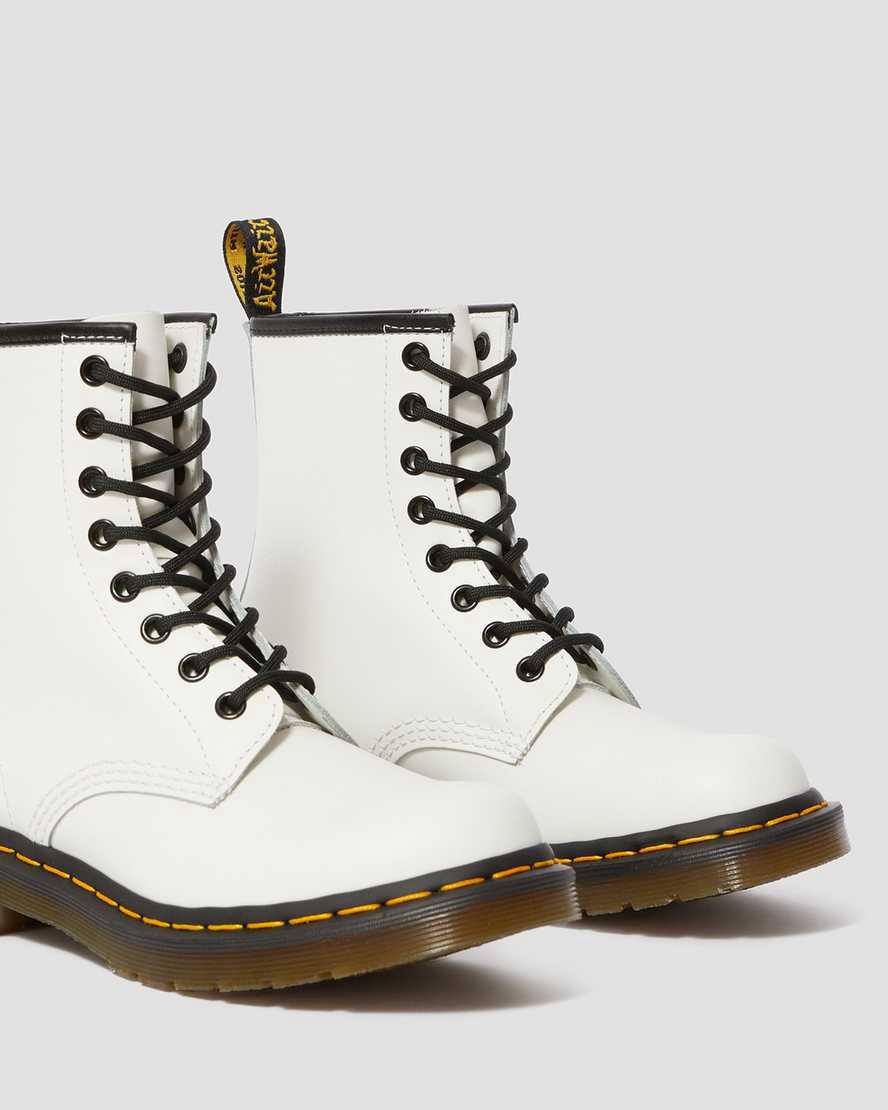 Dr Martens 1460 Smooth Deri Kadın Bağcıklı Bot Beyaz  Türkiye |  57240-EZRS