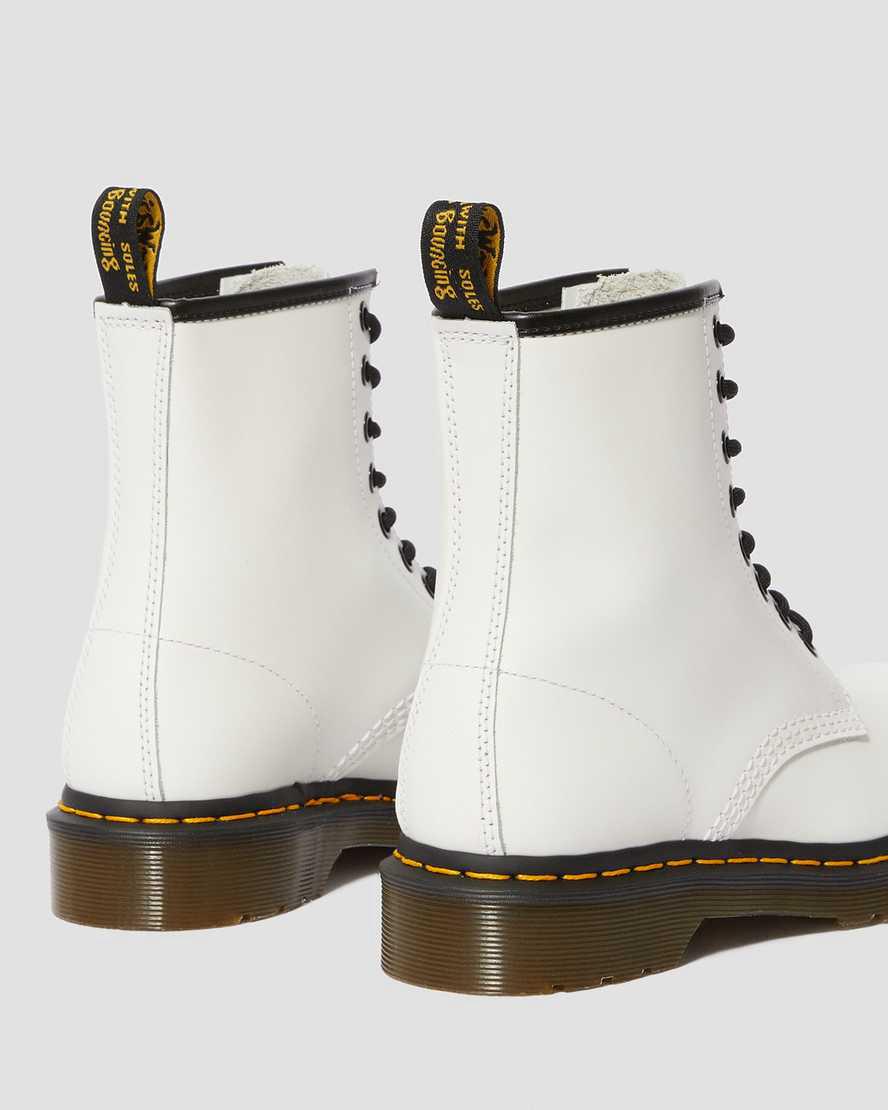 Dr Martens 1460 Smooth Deri Kadın Bağcıklı Bot Beyaz  Türkiye |  57240-EZRS