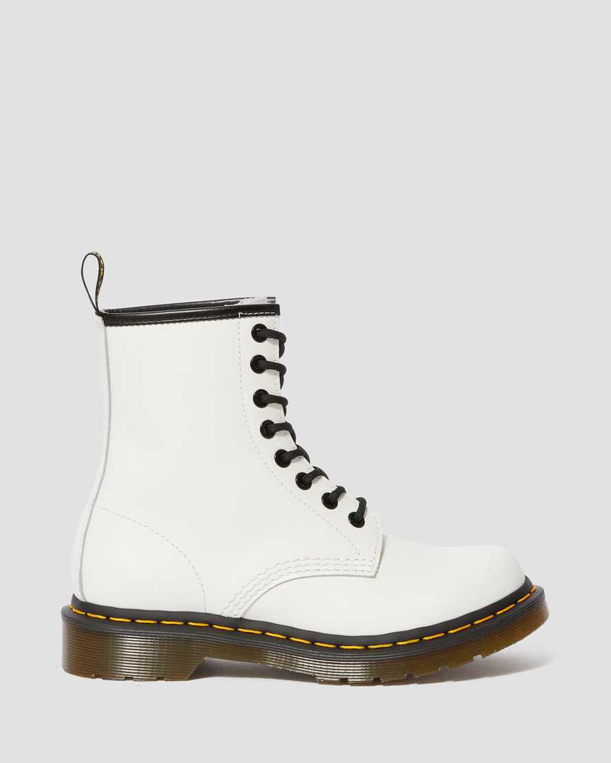 Dr Martens 1460 Smooth Deri Kadın Bağcıklı Bot Beyaz  Türkiye |  57240-EZRS