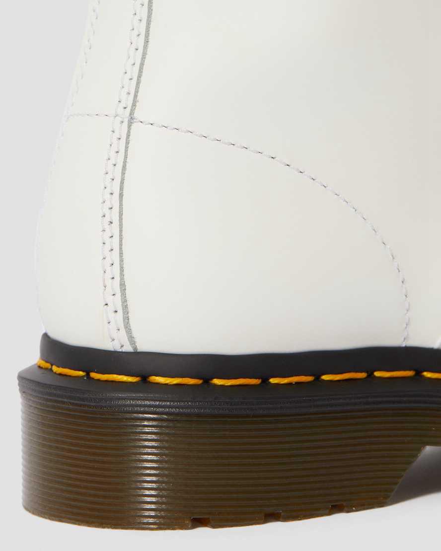 Dr Martens 1460 Smooth Deri Kadın Bağcıklı Bot Beyaz  Türkiye |  57240-EZRS