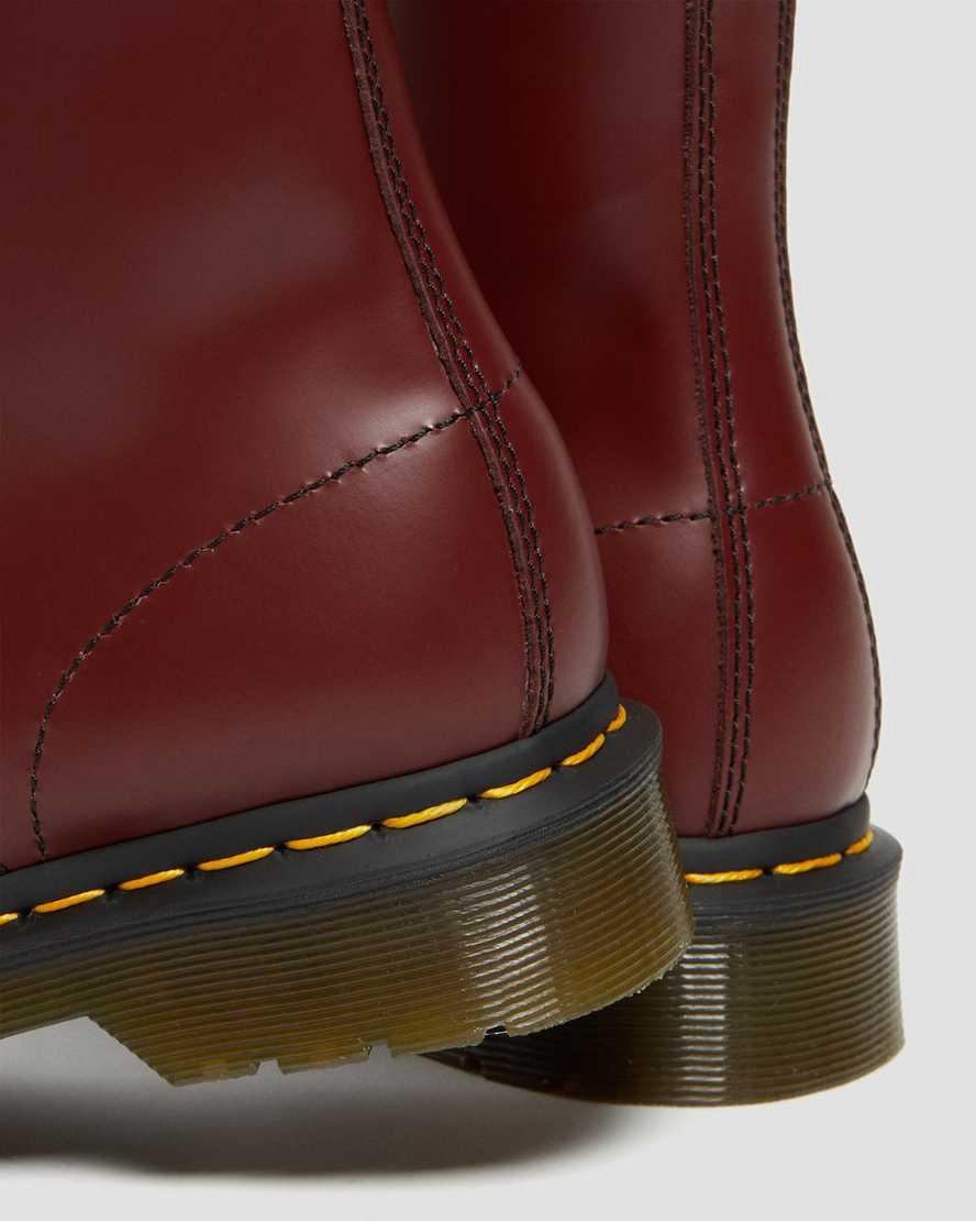 Dr Martens 1460 Smooth Deri Kadın Bağcıklı Bot Kırmızı  Türkiye |  76938-LHQD