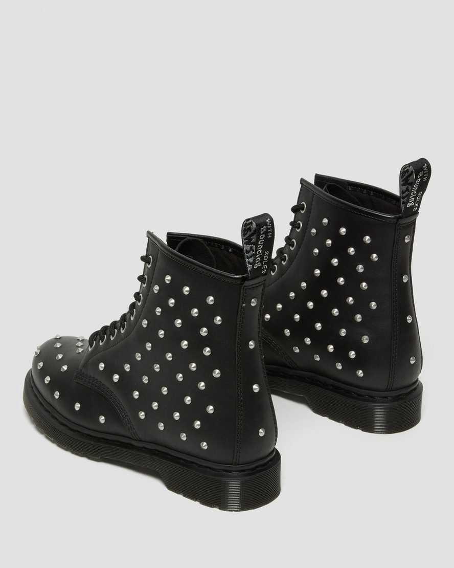 Dr Martens 1460 Stud Wanama Deri Erkek Bağcıklı Bot Siyah  Türkiye |  39781-VMLC