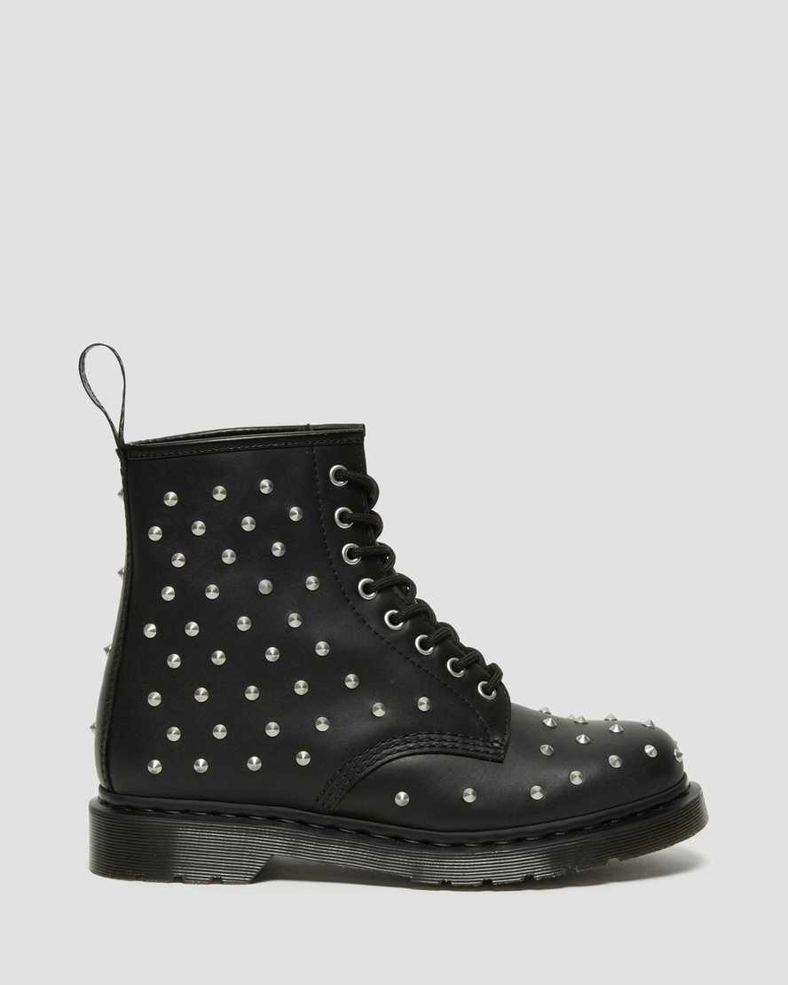 Dr Martens 1460 Stud Wanama Deri Erkek Bağcıklı Bot Siyah  Türkiye |  39781-VMLC