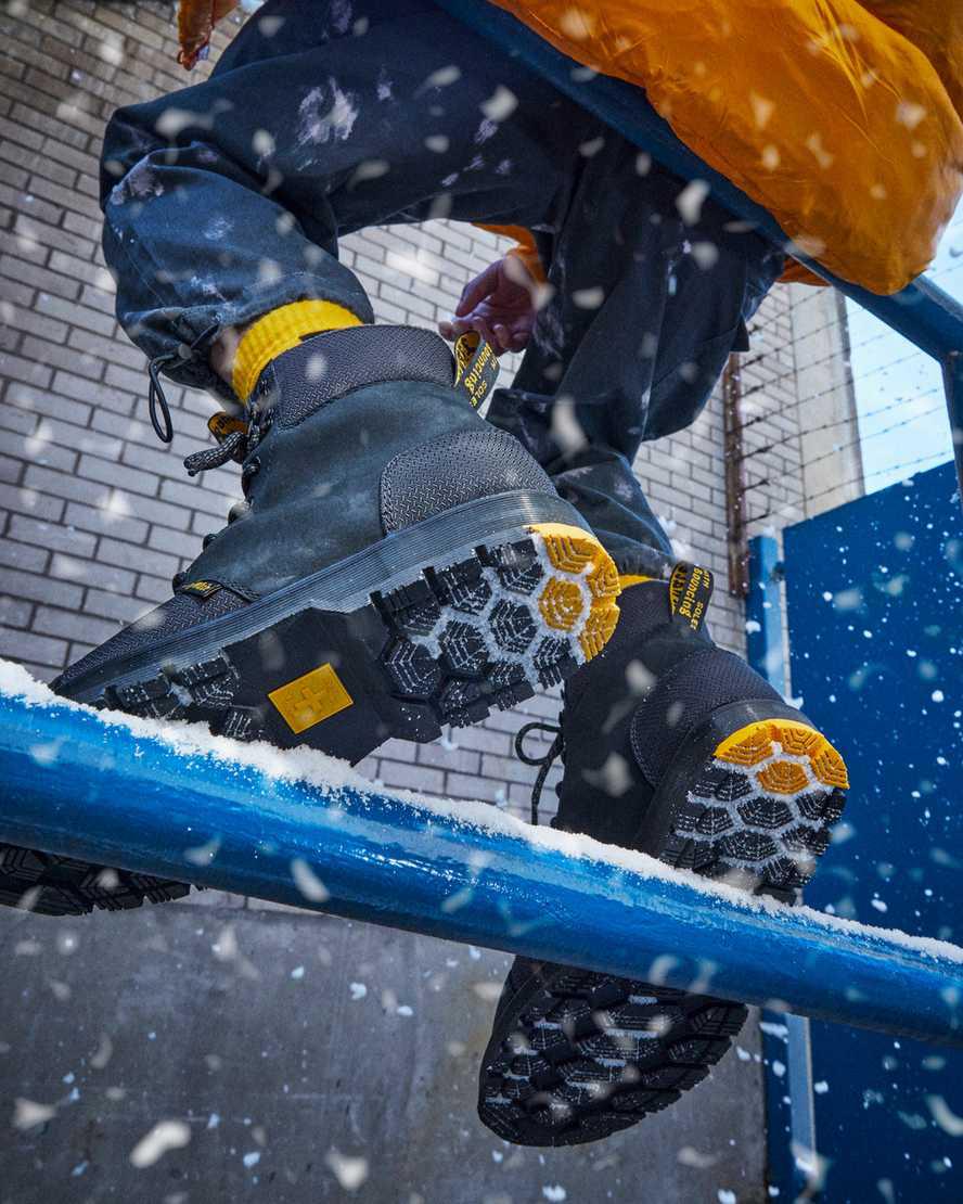 Dr Martens 1460 Trinity Su Geçirmez Slip Resistant Erkek Kışlık Botlar Siyah  Türkiye |  16295-ZAUR