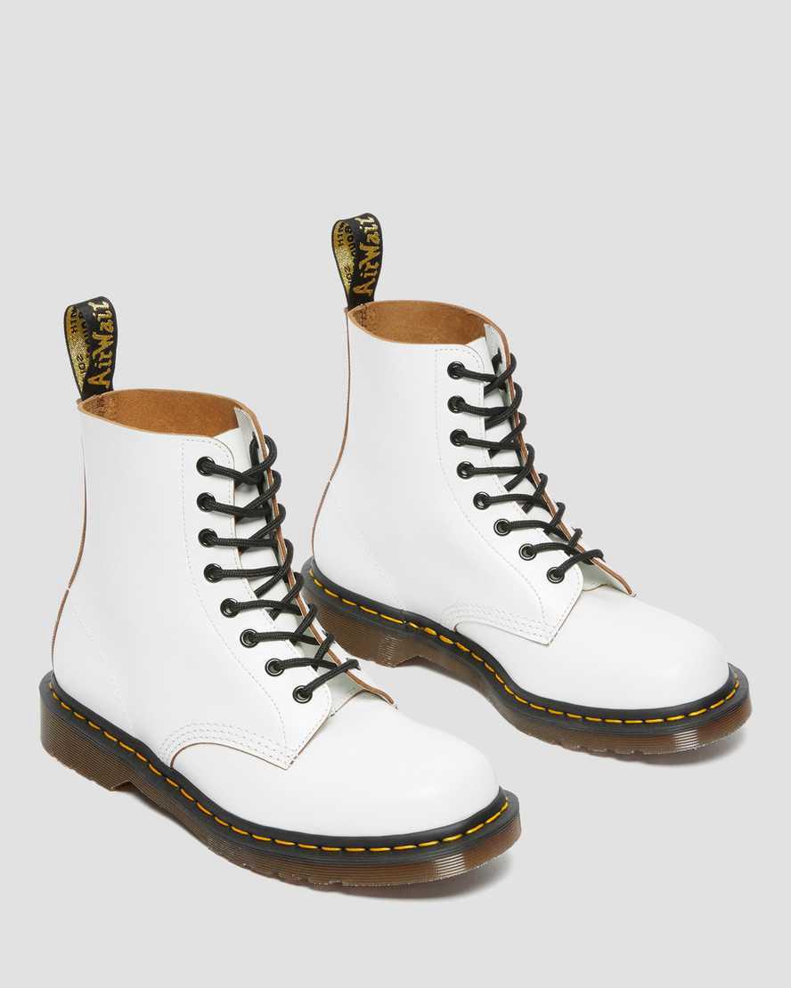Dr Martens 1460 Vintage Made in England Dantel Up Erkek Bilek Boy Bot Beyaz  Türkiye |  28316-CFWT