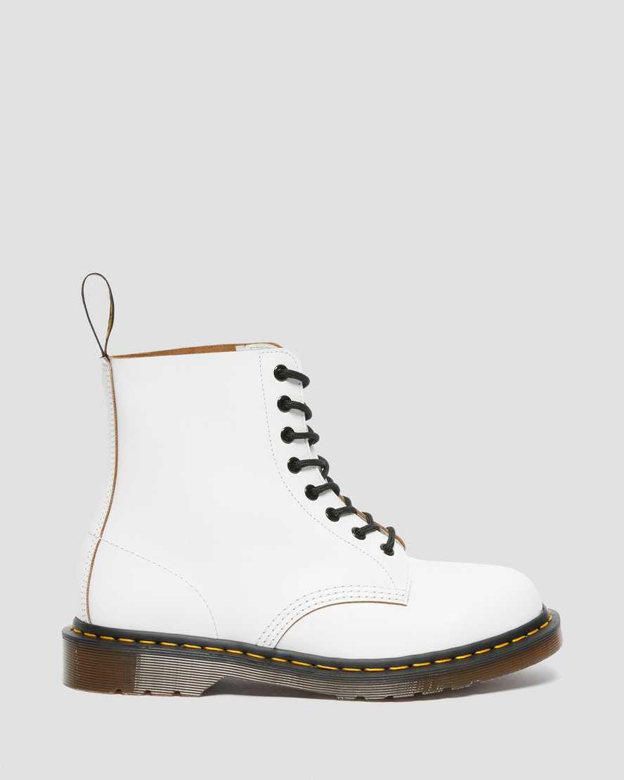 Dr Martens 1460 Vintage Made in England Dantel Up Erkek Bilek Boy Bot Beyaz  Türkiye |  28316-CFWT