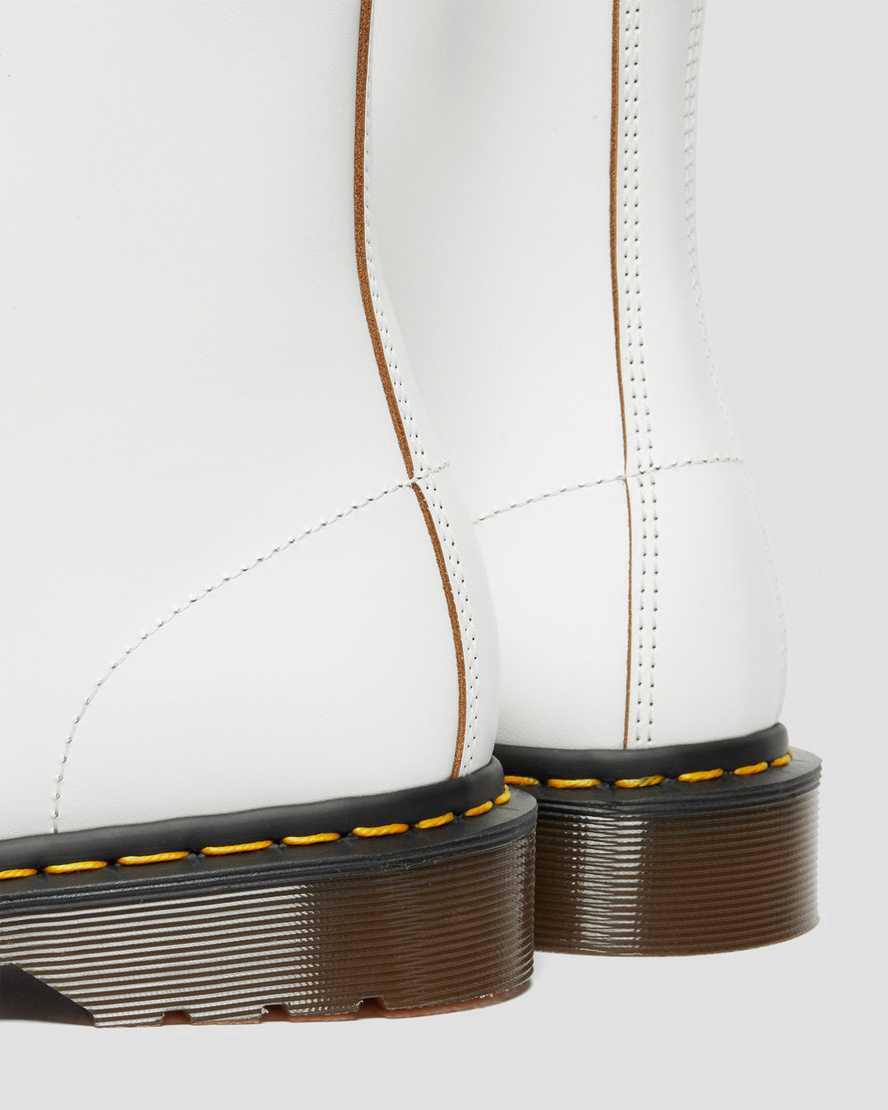 Dr Martens 1460 Vintage Made in England Dantel Up Erkek Bilek Boy Bot Beyaz  Türkiye |  28316-CFWT
