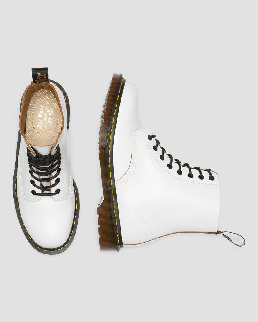 Dr Martens 1460 Vintage Made in England Dantel Up Erkek Bilek Boy Bot Beyaz  Türkiye |  28316-CFWT