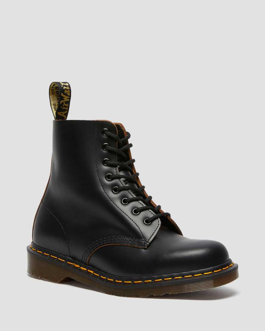 Dr Martens 1460 Vintage Made in England Erkek Bağcıklı Bot Siyah  Türkiye |  32907-GBYL