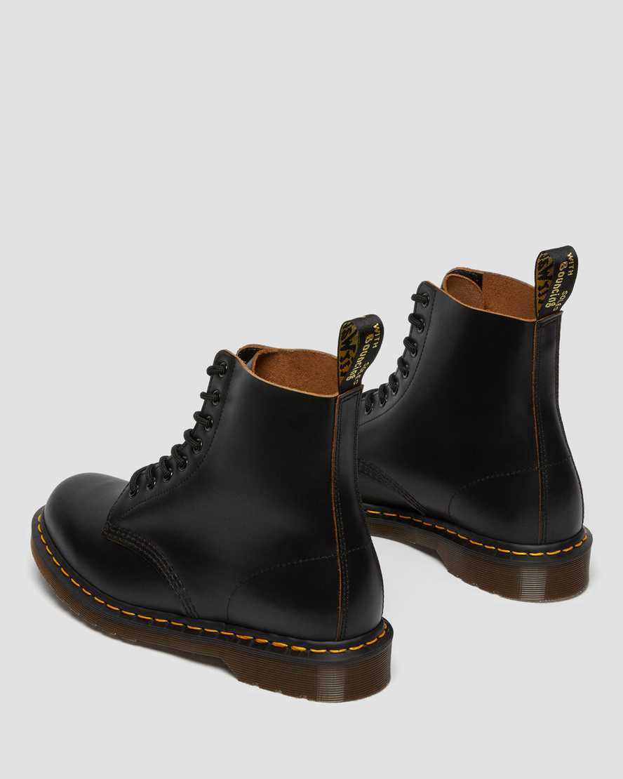 Dr Martens 1460 Vintage Made in England Dantel Up Erkek Bilek Boy Bot Siyah  Türkiye |  63942-QHBV