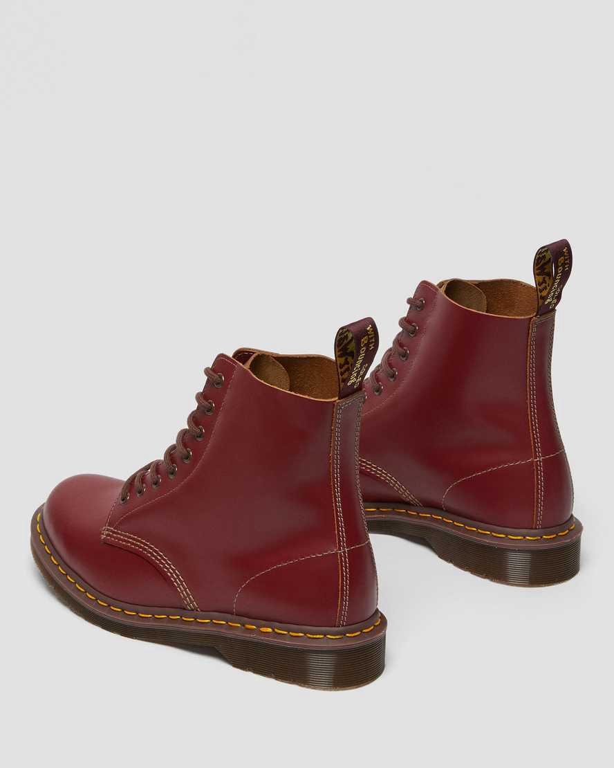 Dr Martens 1460 Vintage Made in England Dantel Up Erkek Bilek Boy Bot Kırmızı  Türkiye |  64725-DBNG