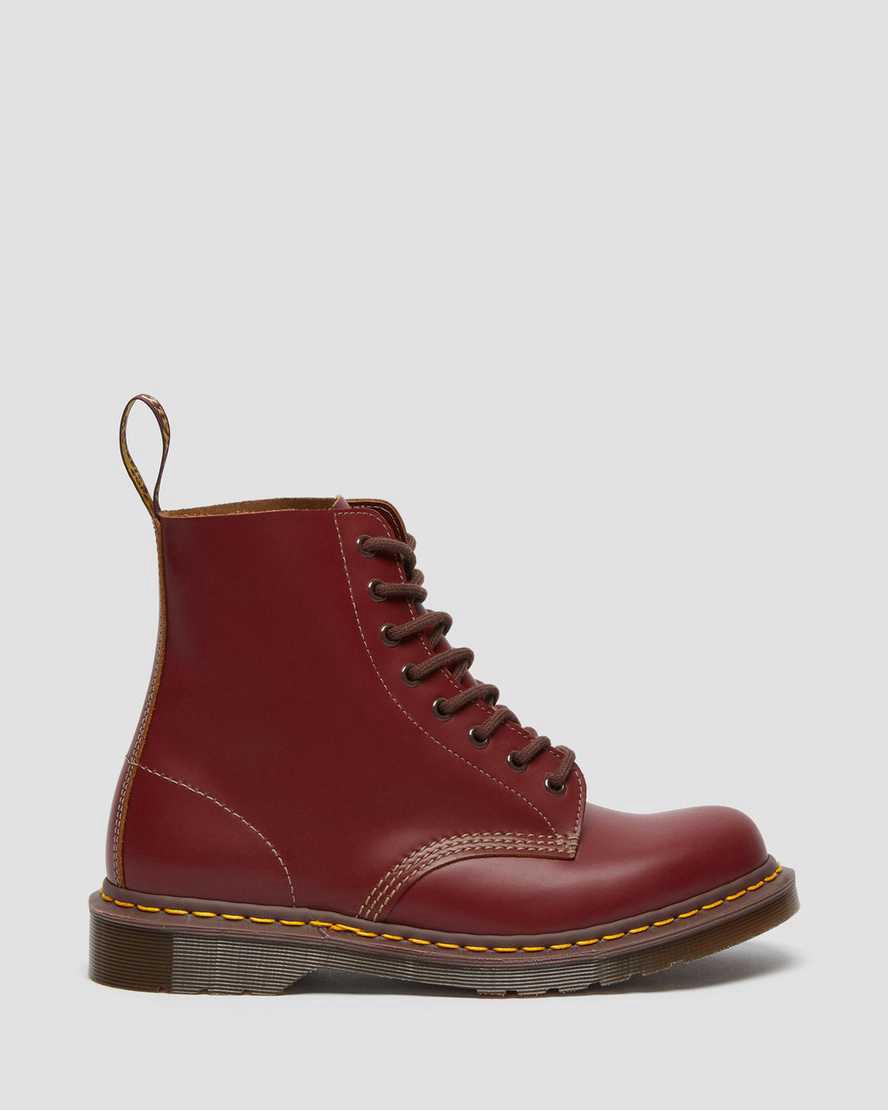 Dr Martens 1460 Vintage Made in England Dantel Up Erkek Bilek Boy Bot Kırmızı  Türkiye |  64725-DBNG