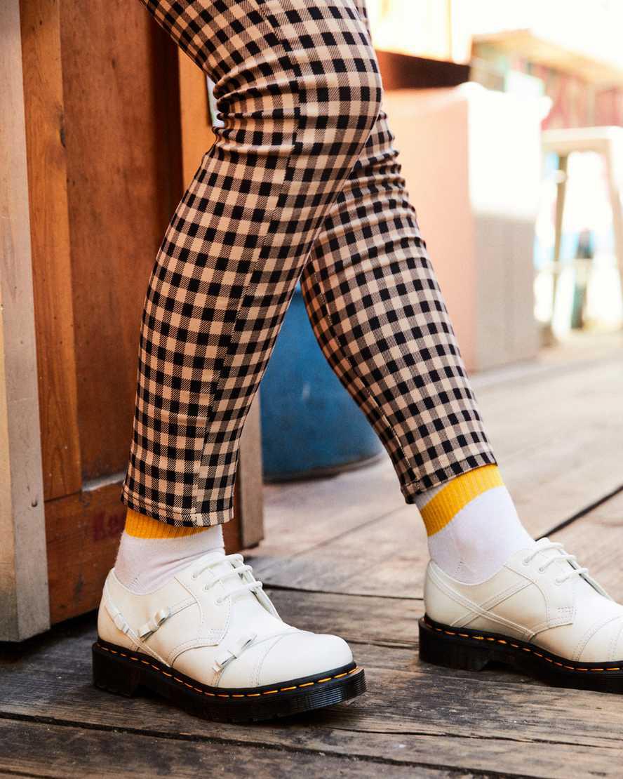 Dr Martens 1461 Bow Smooth Deri Kadın Oxford Ayakkabı Beyaz  Türkiye |  24509-CMRH