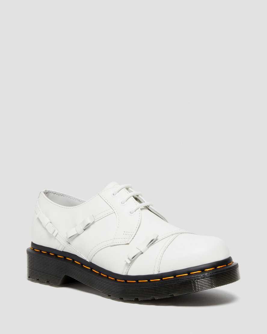 Dr Martens 1461 Bow Smooth Deri Kadın Oxford Ayakkabı Beyaz  Türkiye |  24509-CMRH