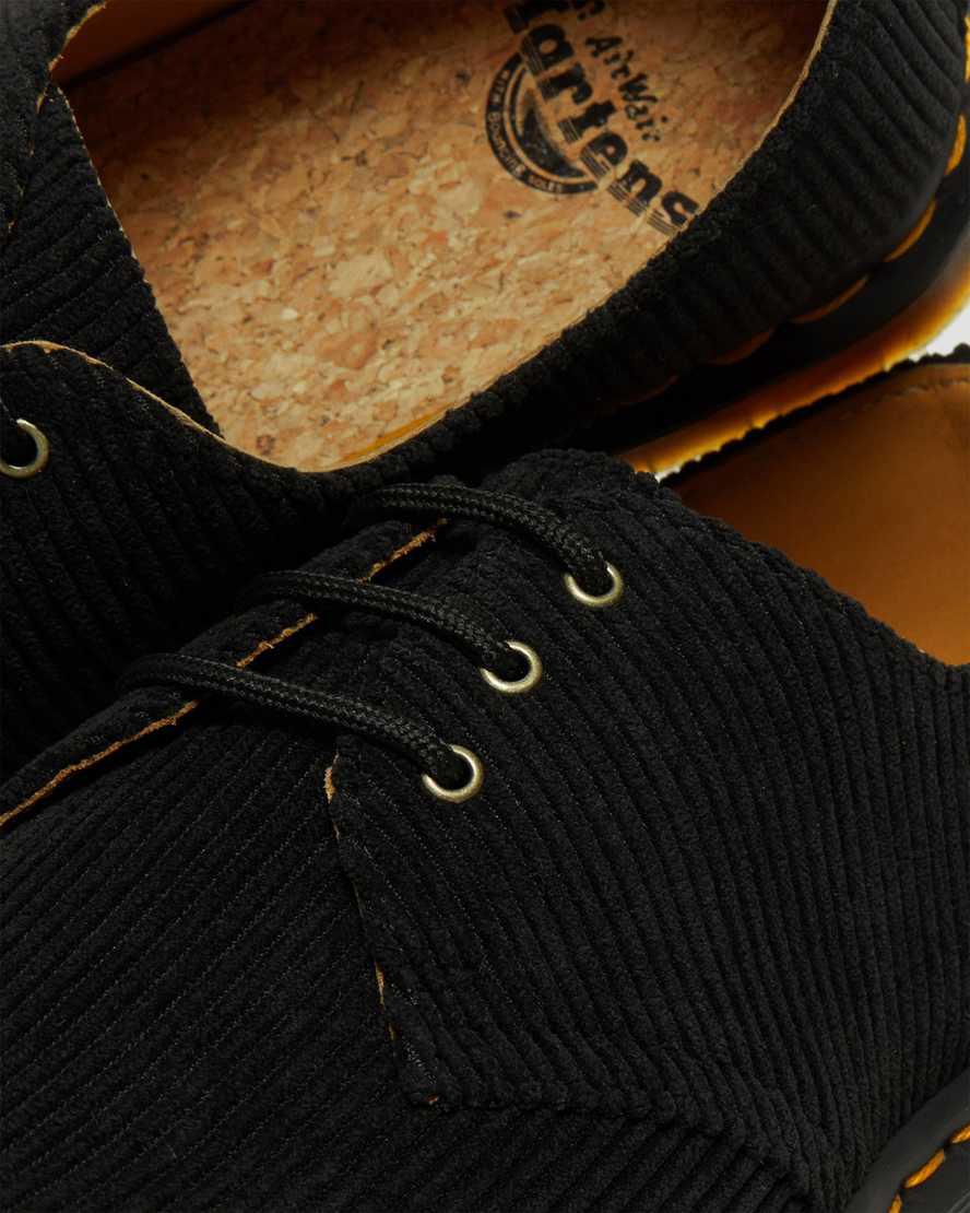 Dr Martens 1461 Corduroy Kadın Oxford Ayakkabı Siyah  Türkiye |  02148-MJRC