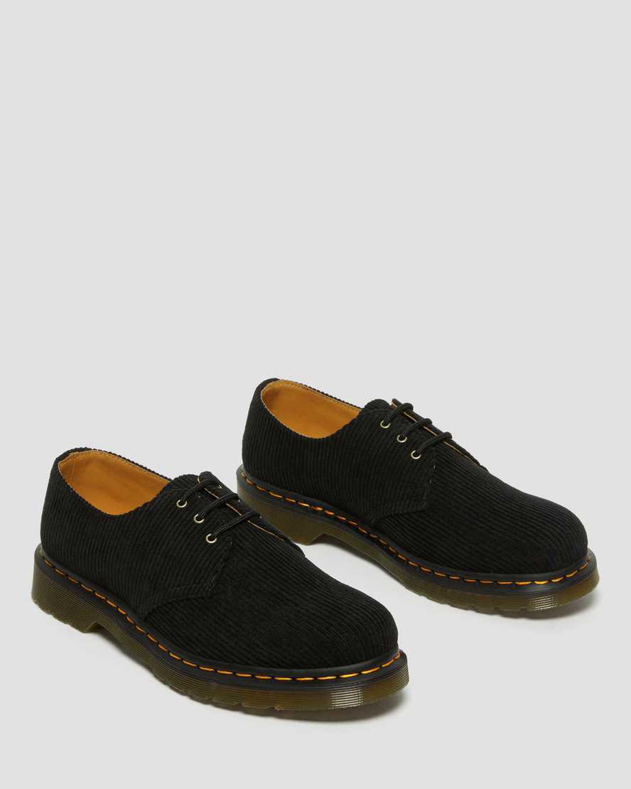 Dr Martens 1461 Corduroy Kadın Oxford Ayakkabı Siyah  Türkiye |  02148-MJRC