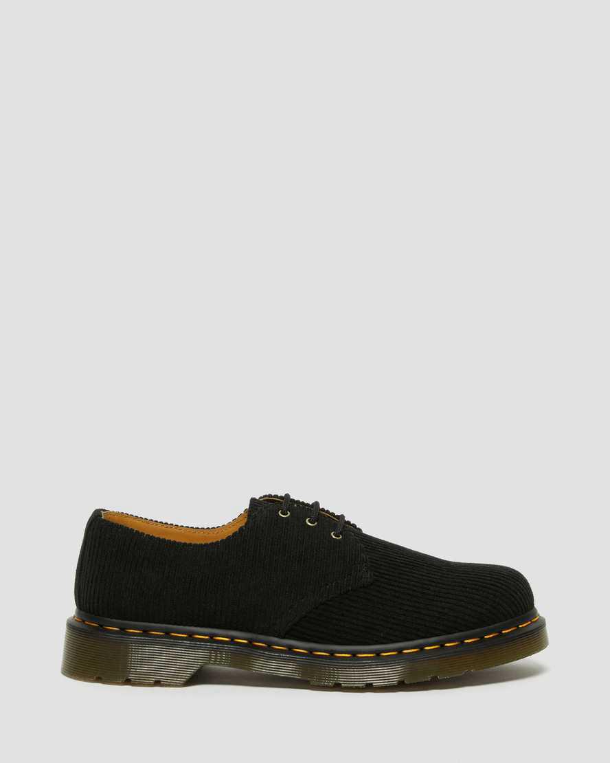 Dr Martens 1461 Corduroy Kadın Oxford Ayakkabı Siyah  Türkiye |  02148-MJRC