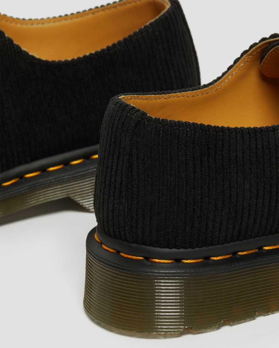 Dr Martens 1461 Corduroy Kadın Oxford Ayakkabı Siyah  Türkiye |  02148-MJRC