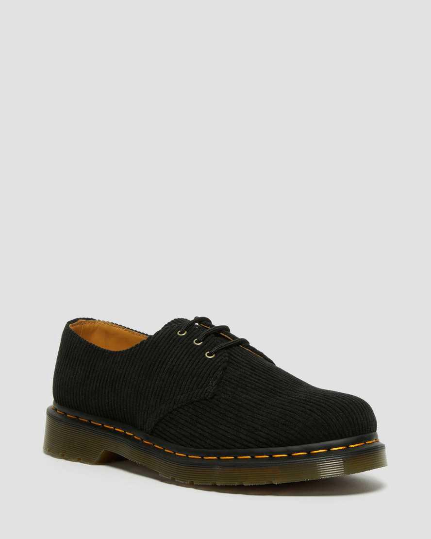 Dr Martens 1461 Corduroy Kadın Oxford Ayakkabı Siyah  Türkiye |  02148-MJRC