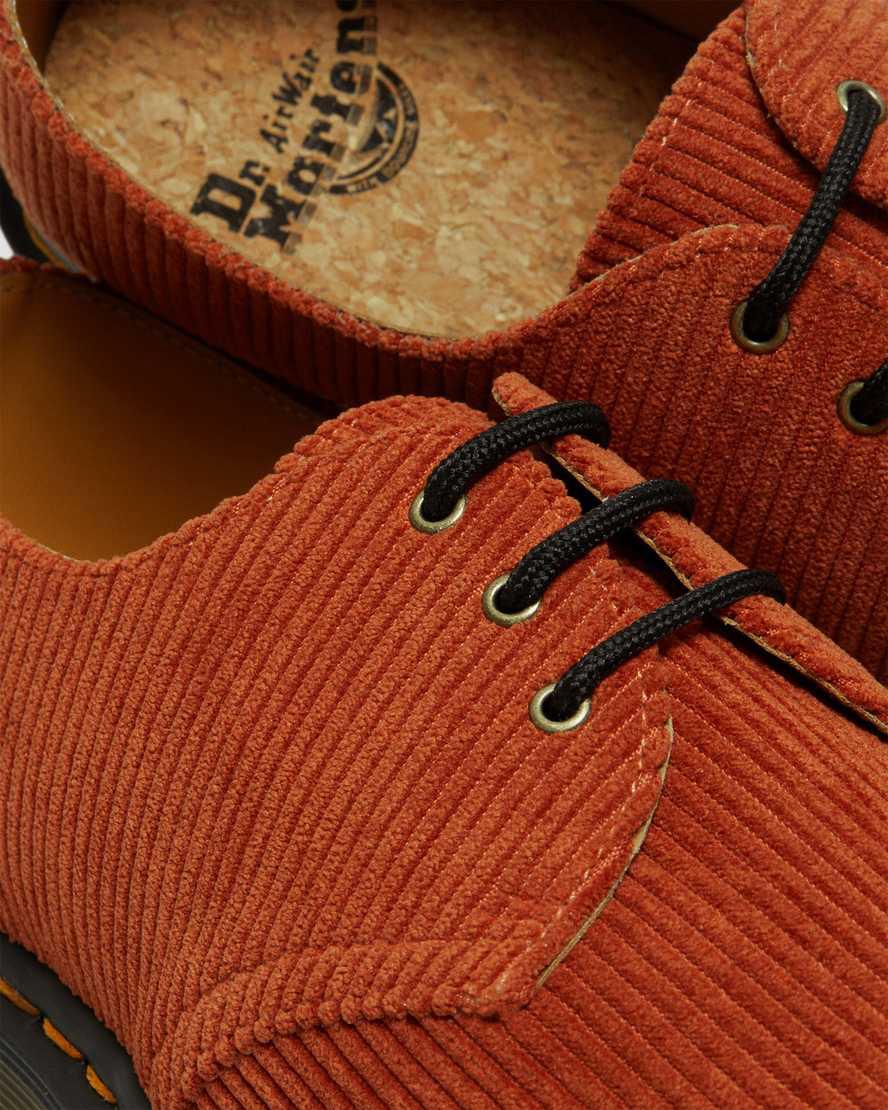 Dr Martens 1461 Corduroy Kadın Oxford Ayakkabı Turuncu  Türkiye |  83796-SCYR