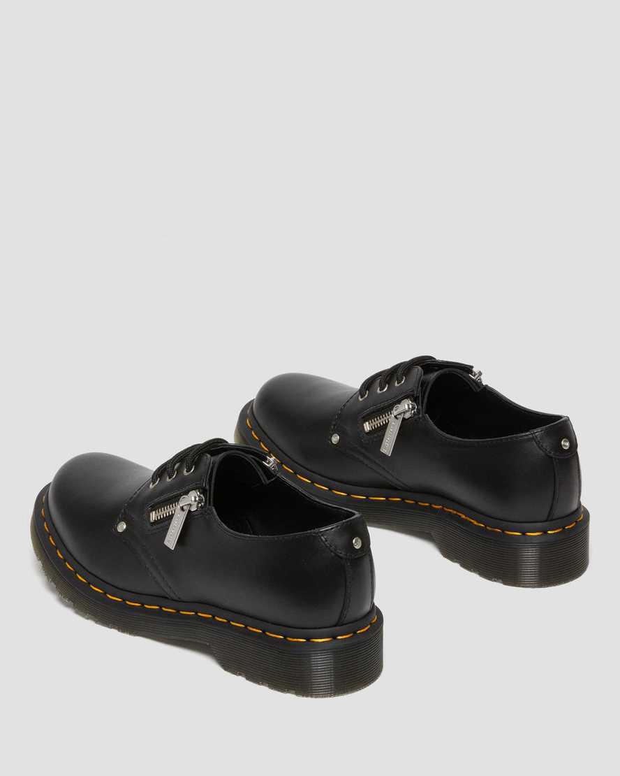 Dr Martens 1461 Double Zip Deri Kadın Oxford Ayakkabı Siyah  Türkiye |  16875-FXHS