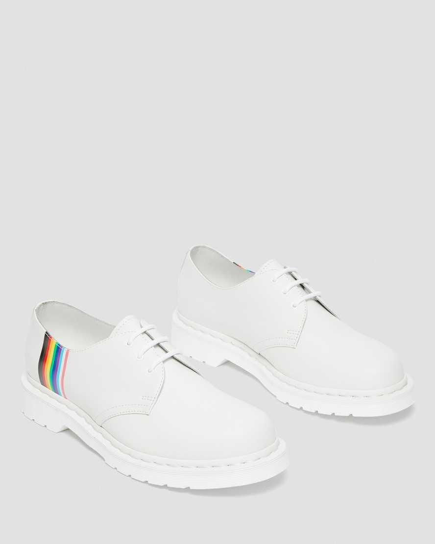 Dr Martens 1461 For Pride Smooth Deri Erkek Oxford Ayakkabı Beyaz  Türkiye |  03519-FVTM