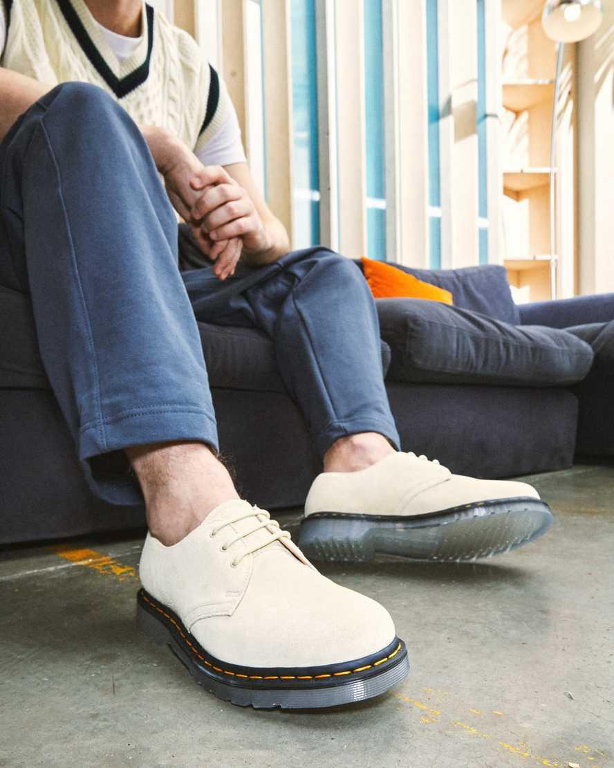 Dr Martens 1461 Iced Süet Erkek Oxford Ayakkabı Haki Krema  Türkiye |  08543-SGAD