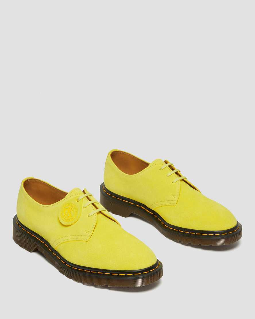 Dr Martens 1461 Made in England Buck Süet Kadın Oxford Ayakkabı Sarı  Türkiye |  06149-POIV