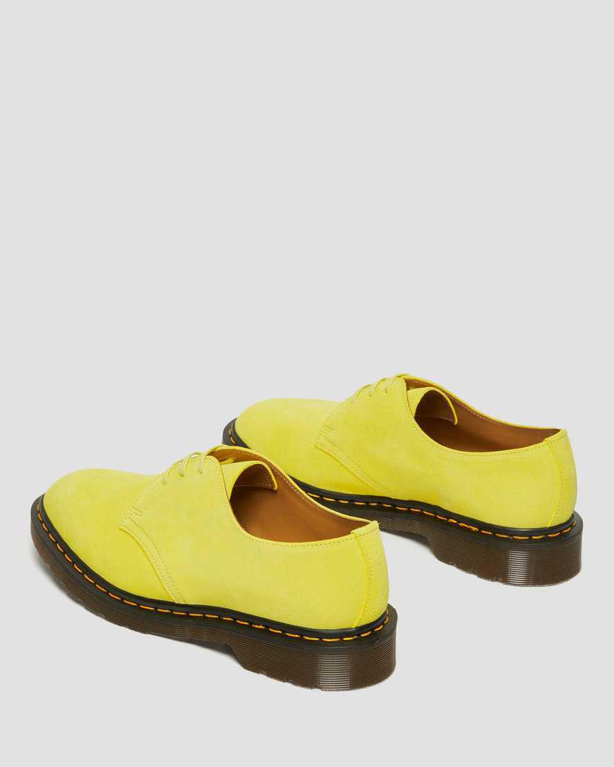 Dr Martens 1461 Made in England Buck Süet Kadın Oxford Ayakkabı Sarı  Türkiye |  06149-POIV