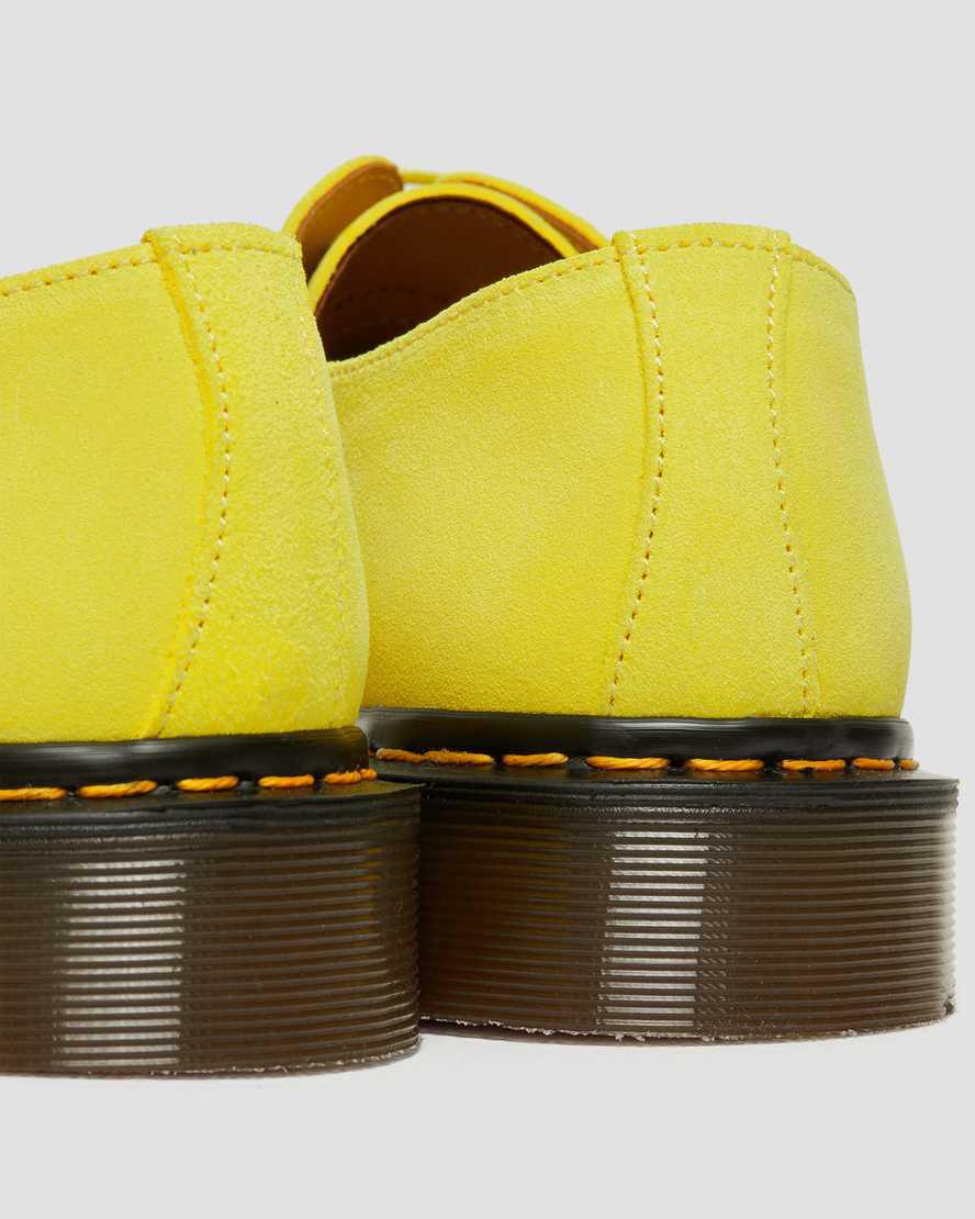 Dr Martens 1461 Made in England Buck Süet Kadın Oxford Ayakkabı Sarı  Türkiye |  06149-POIV
