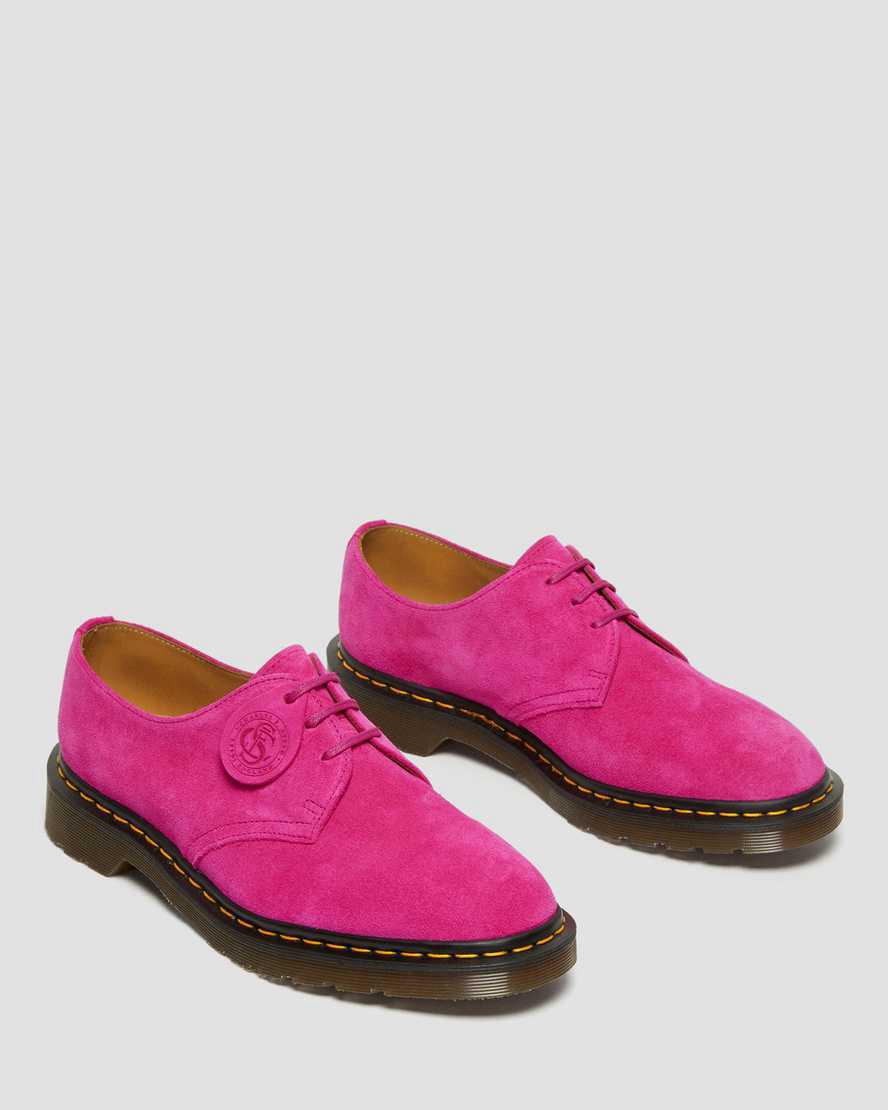 Dr Martens 1461 Made in England Buck Süet Kadın Oxford Ayakkabı Pembe  Türkiye |  41309-KVIW