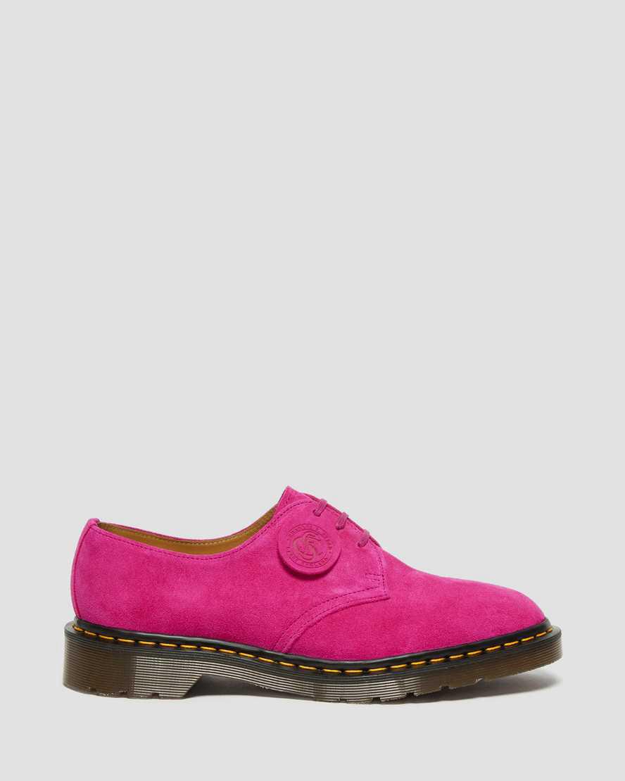 Dr Martens 1461 Made in England Buck Süet Kadın Oxford Ayakkabı Pembe  Türkiye |  41309-KVIW