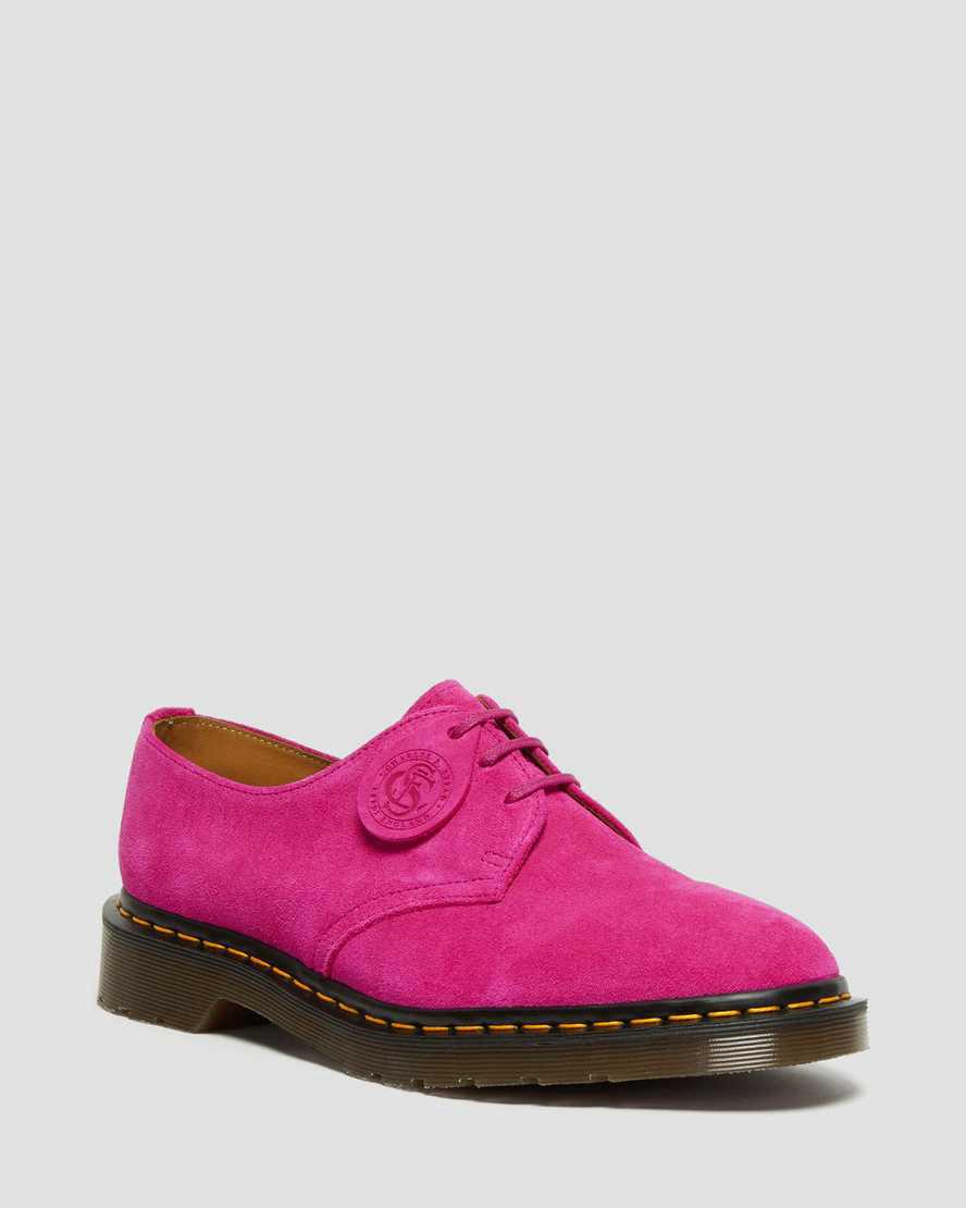 Dr Martens 1461 Made in England Buck Süet Kadın Oxford Ayakkabı Pembe  Türkiye |  41309-KVIW
