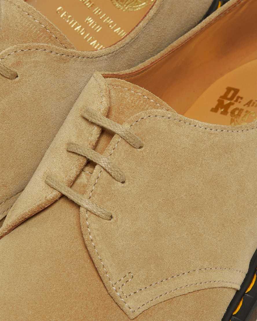 Dr Martens 1461 Made in England Buck Süet Kadın Oxford Ayakkabı Bej Rengi  Türkiye |  81047-ZAFD