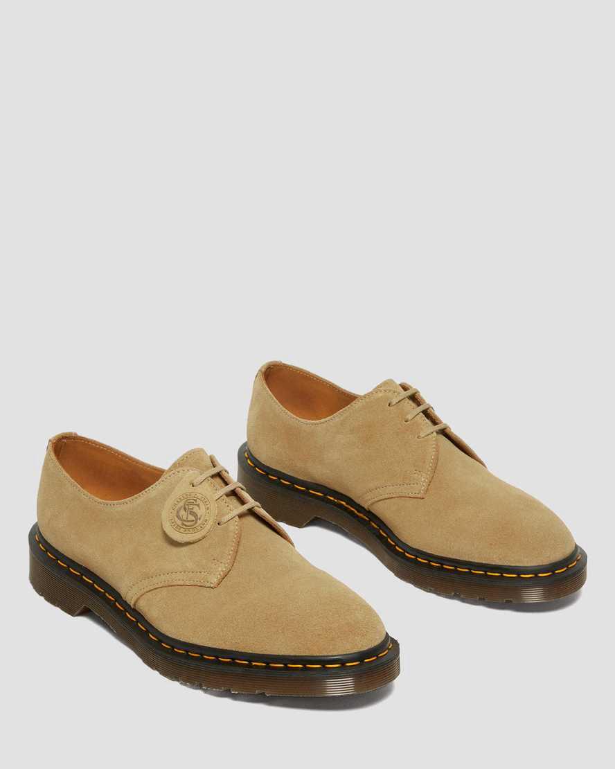 Dr Martens 1461 Made in England Buck Süet Kadın Oxford Ayakkabı Bej Rengi  Türkiye |  81047-ZAFD