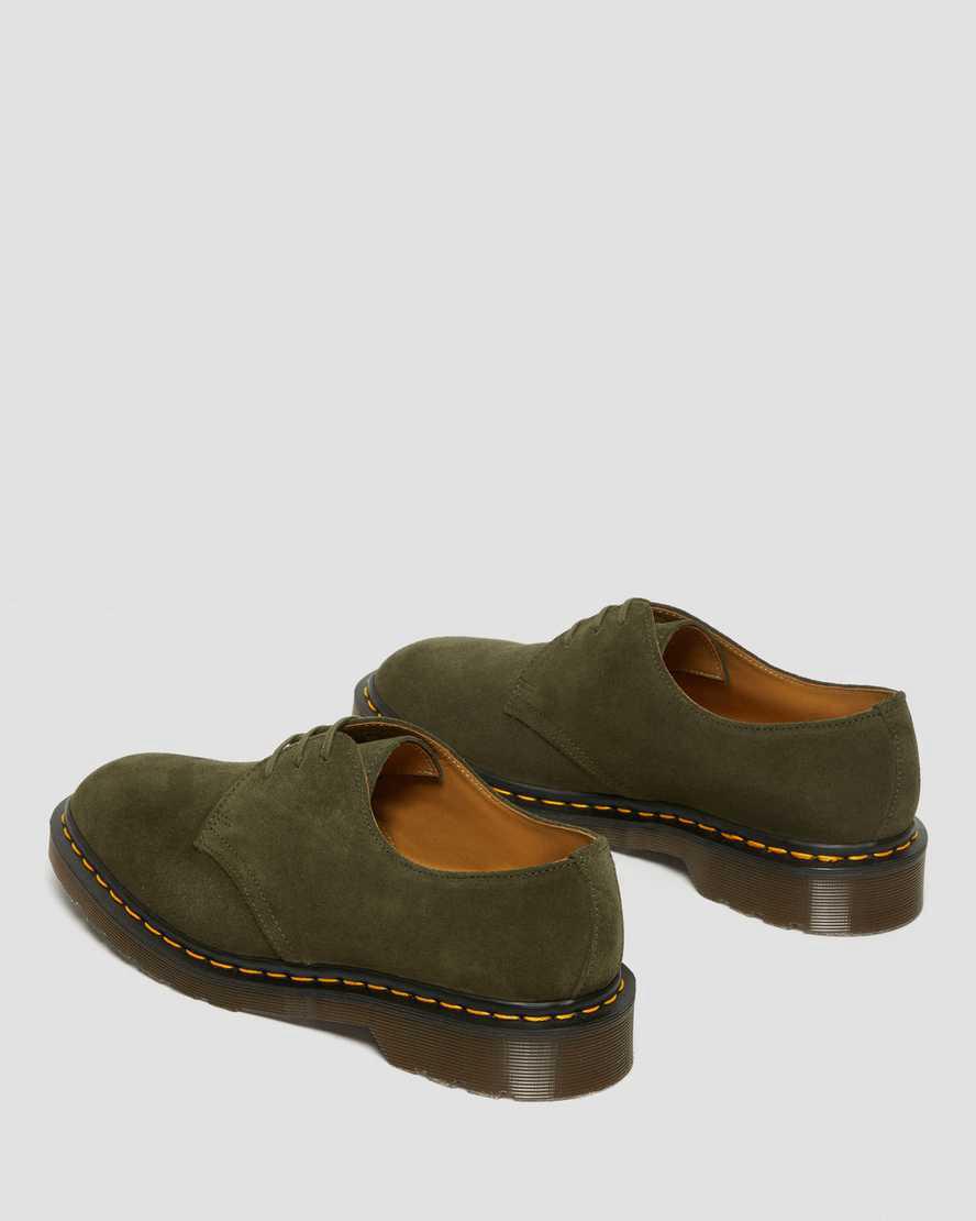 Dr Martens 1461 Made in England Buck Süet Kadın Oxford Ayakkabı Yeşil  Türkiye |  92381-BYNA