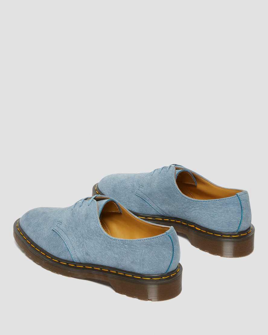 Dr Martens 1461 Made in England Nubuck Deri Erkek Oxford Ayakkabı Mavi  Türkiye |  71456-FZBV